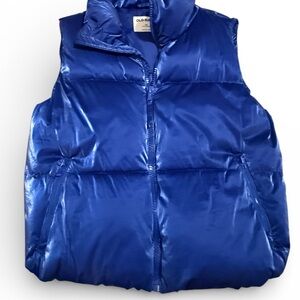 Old Navy  Blue Puffer Vest